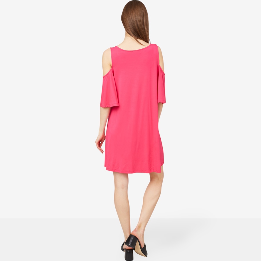 Image 100243_ALTMORE1.jpg, Product 100-243 / Price $24.33, Red Coral Cut Out Shoulder Tunic Dress from Red Coral Fashions on TSC.ca's Fashion department