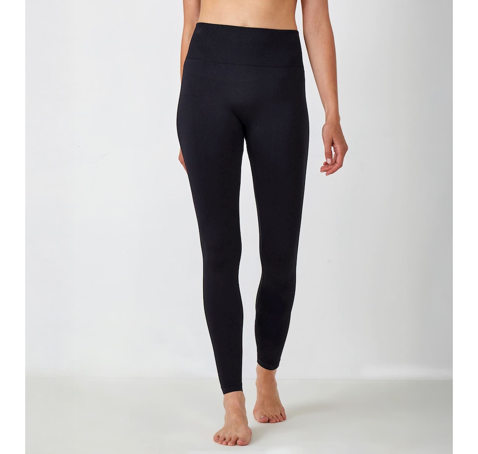Image 100341_BLK.jpg, Product 100-341 / Price $14.88, Charlie Paige Capri Essential Seamless Leggings from Charlie Paige on TSC.ca's Fashion department
