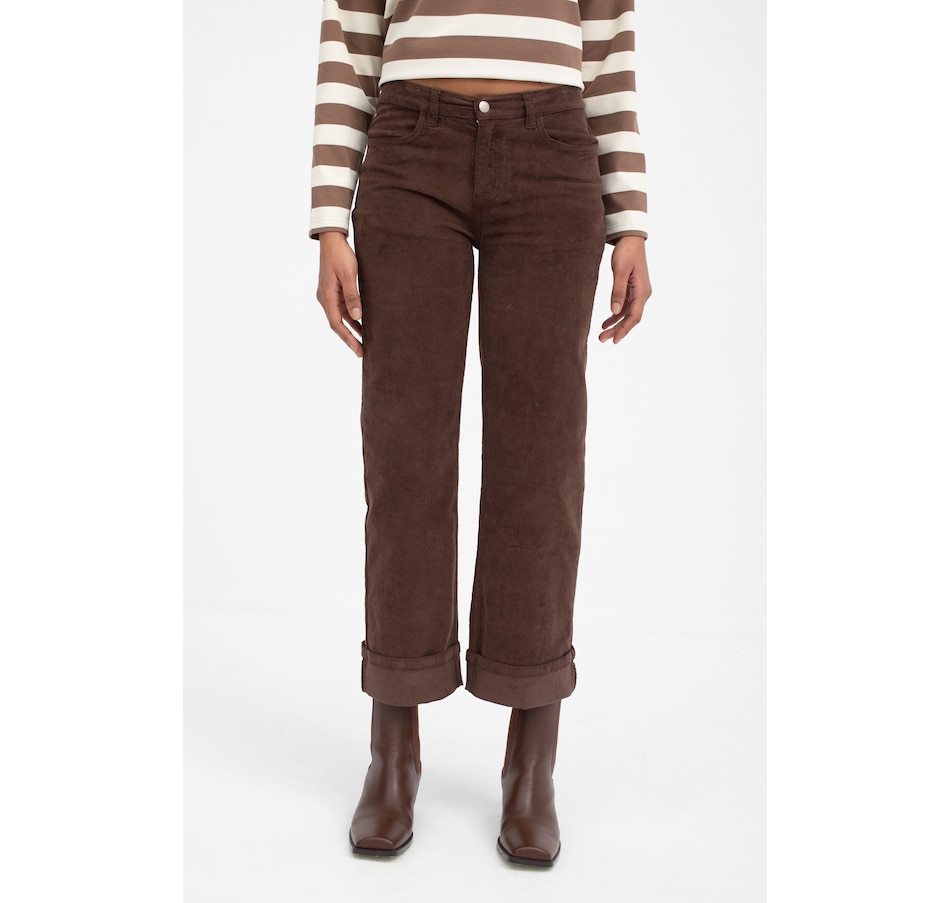 Image 100415_BRN.jpg, Product 100-415 / Price $145.00, Mus & Bombon Picadilly Corduroy Trouser from Mus & Bombon on TSC.ca's Fashion department