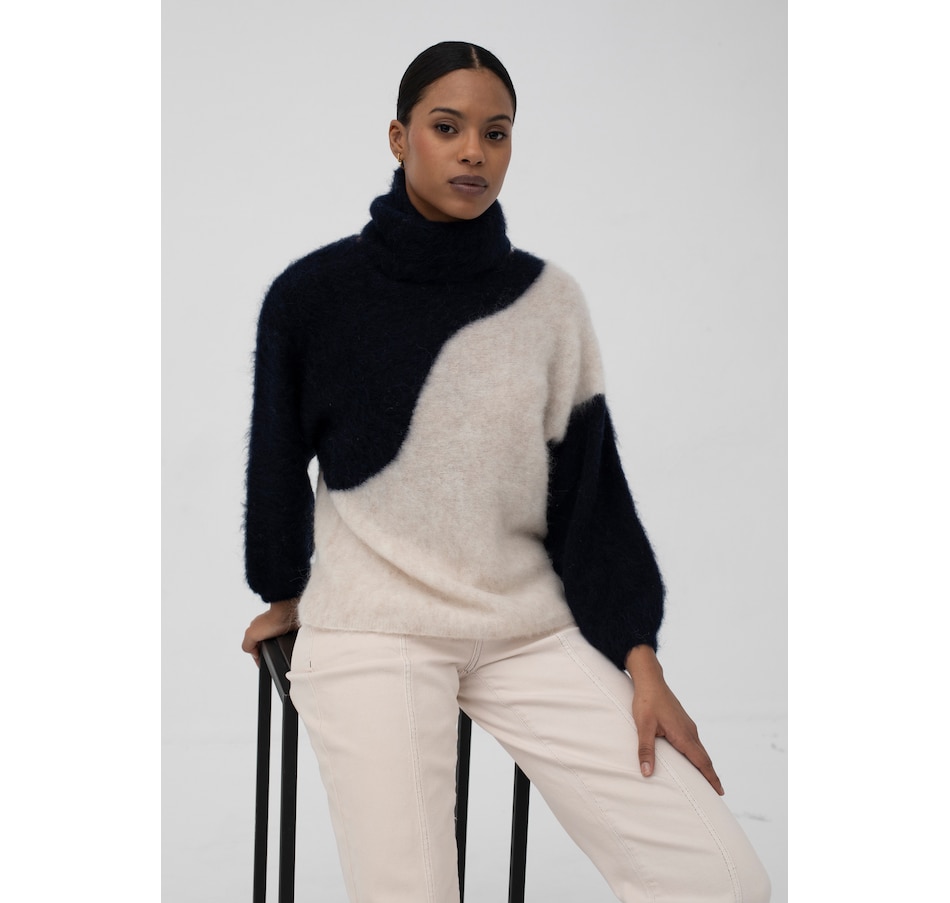 Image 100416_ALTMORE2.jpg, Product 100-416 / Price $129.88, Mus & Bombon Amara Two-Tone Sweater from Mus & Bombon on TSC.ca's Fashion department