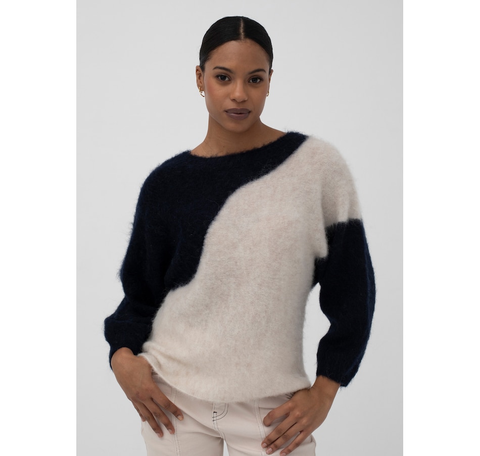 Image 100416_NECRU.jpg, Product 100-416 / Price $129.88, Mus & Bombon Amara Two-Tone Sweater from Mus & Bombon on TSC.ca's Fashion department