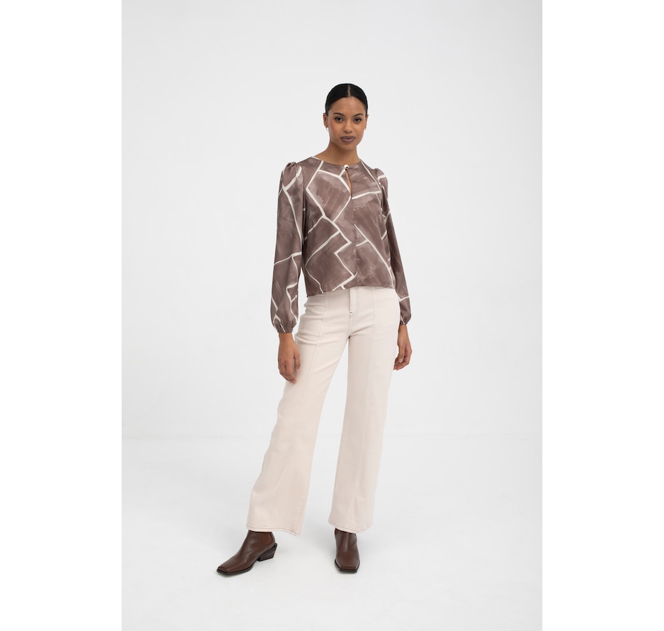 Image 100423_ALTMORE1.jpg, Product 100-423 / Price $94.88, Mus & Bombon Valby Sarga Wide Leg High Waist Trouser from Mus & Bombon on TSC.ca's Fashion department