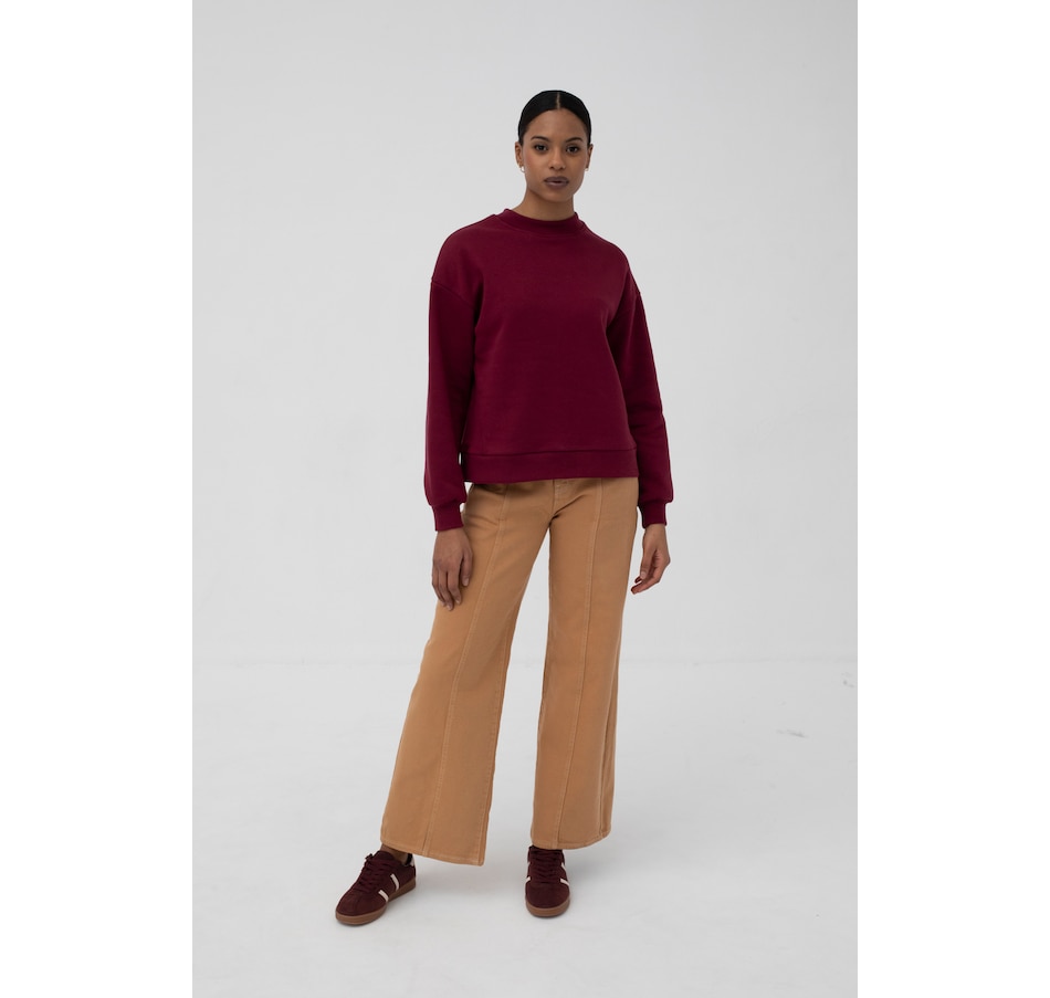 Image 100423_ALTMORE2.jpg, Product 100-423 / Price $94.88, Mus & Bombon Valby Sarga Wide Leg High Waist Trouser from Mus & Bombon on TSC.ca's Fashion department