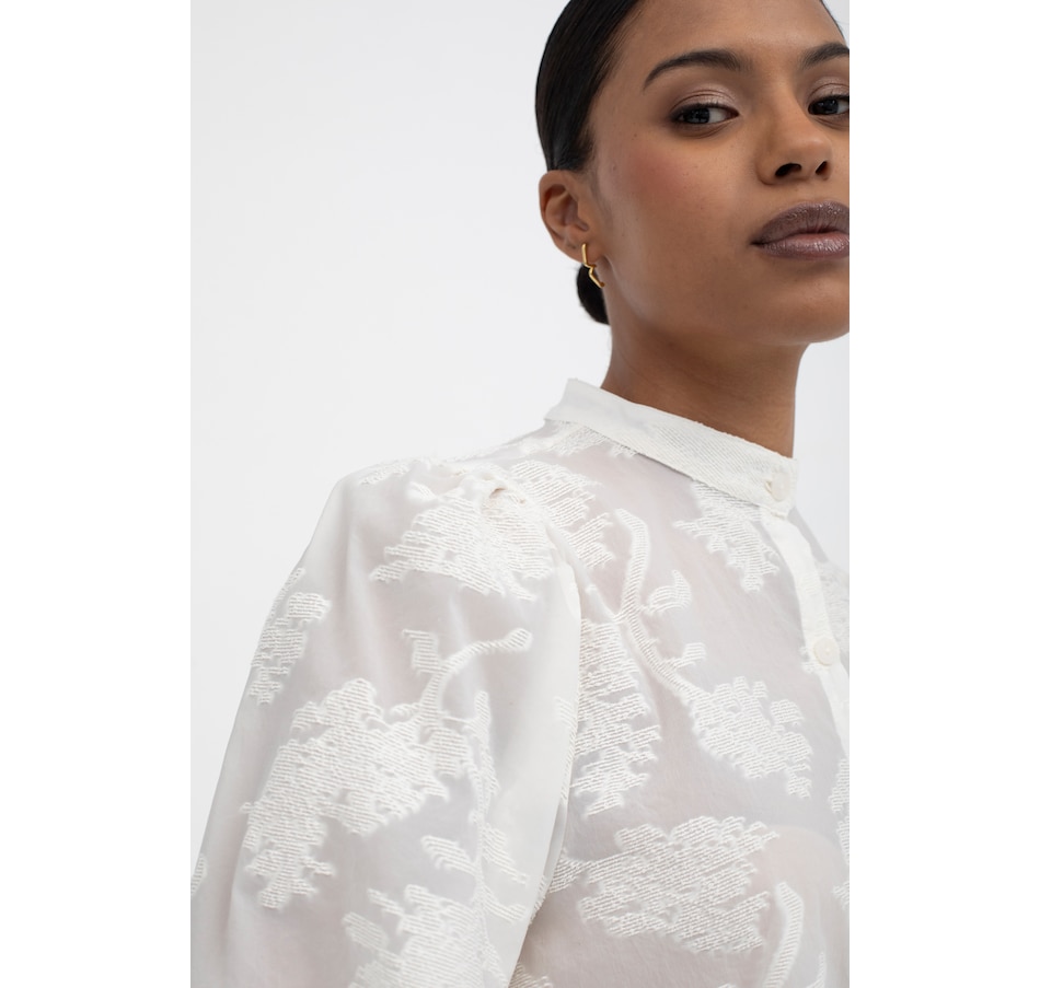 Image 100424_ALTMORE1.jpg, Product 100-424 / Price $132.00, Mus & Bombon Sololaki Jacquard Blouse from Mus & Bombon on TSC.ca's Fashion department