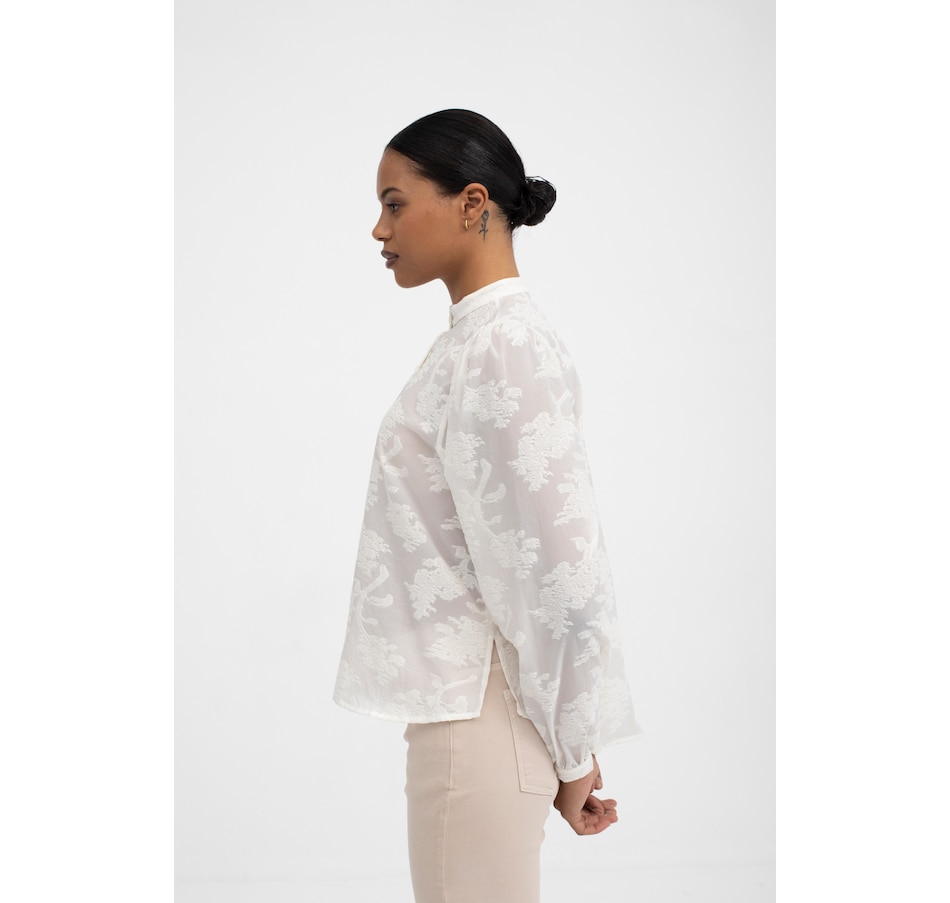 Image 100424_ALTMORE3.jpg, Product 100-424 / Price $132.00, Mus & Bombon Sololaki Jacquard Blouse from Mus & Bombon on TSC.ca's Fashion department