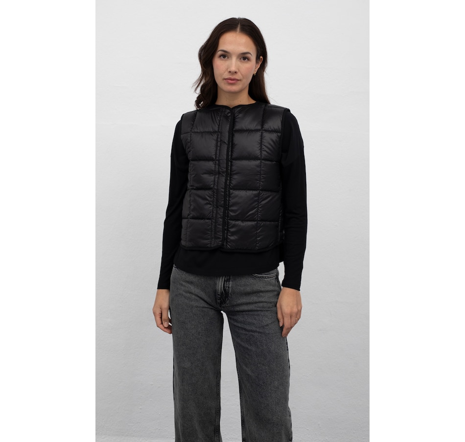 Image 100427_BLK.jpg, Product 100-427 / Price $145.00, Mus & Bombon Croce Quilted Vest from Mus & Bombon on TSC.ca's Fashion department