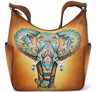Product 100-429 / Price $219.99 , Anuschka Classic Hobo with Pockets