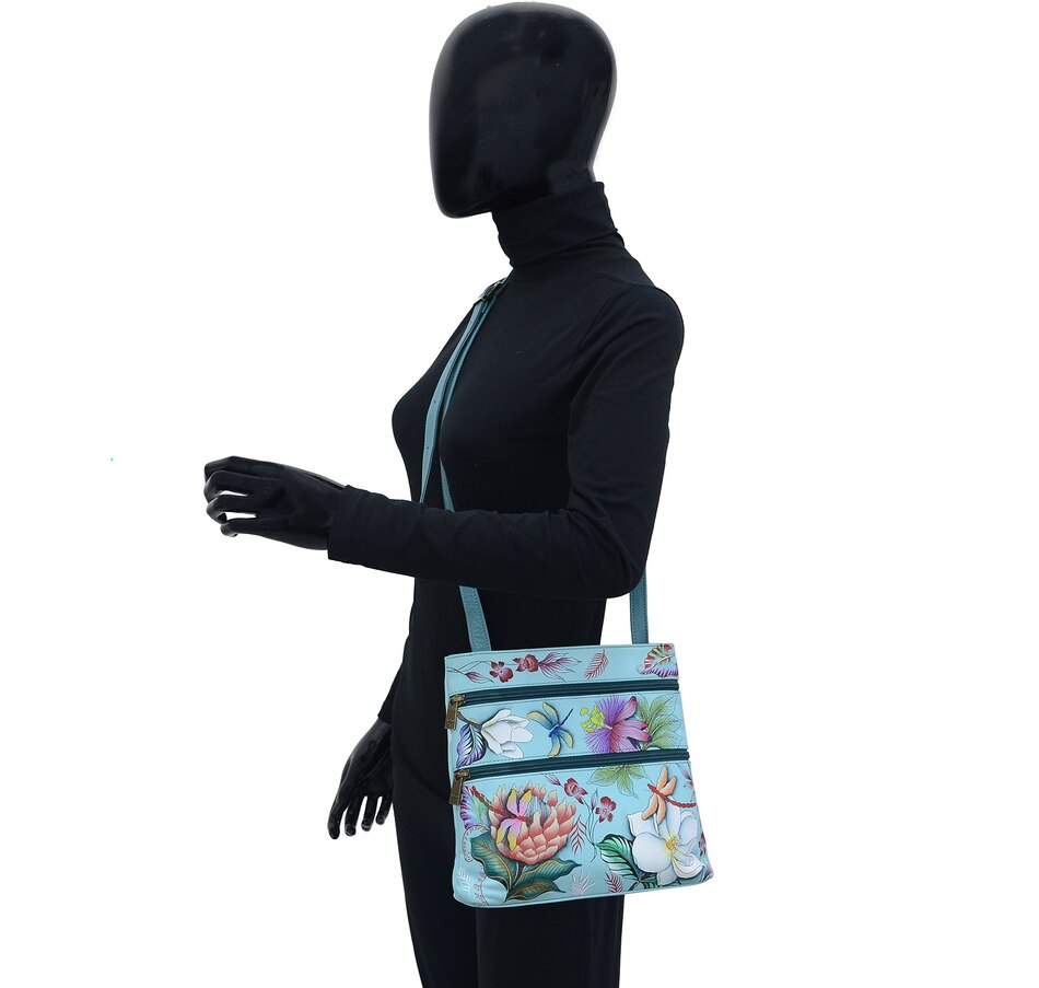 Image 100430_ALTMORE13.jpg, Product 100-430 / Price $129.88, Anuschka Crossbody with Double Zip Pockets from Anuschka Handbags on TSC.ca's Fashion department