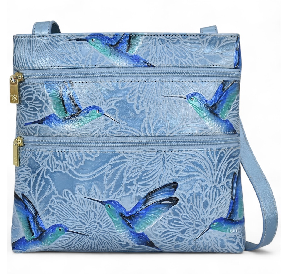 Image 100430_TOBSY.jpg, Product 100-430 / Price $129.88, Anuschka Crossbody with Double Zip Pockets from Anuschka Handbags on TSC.ca's Fashion department