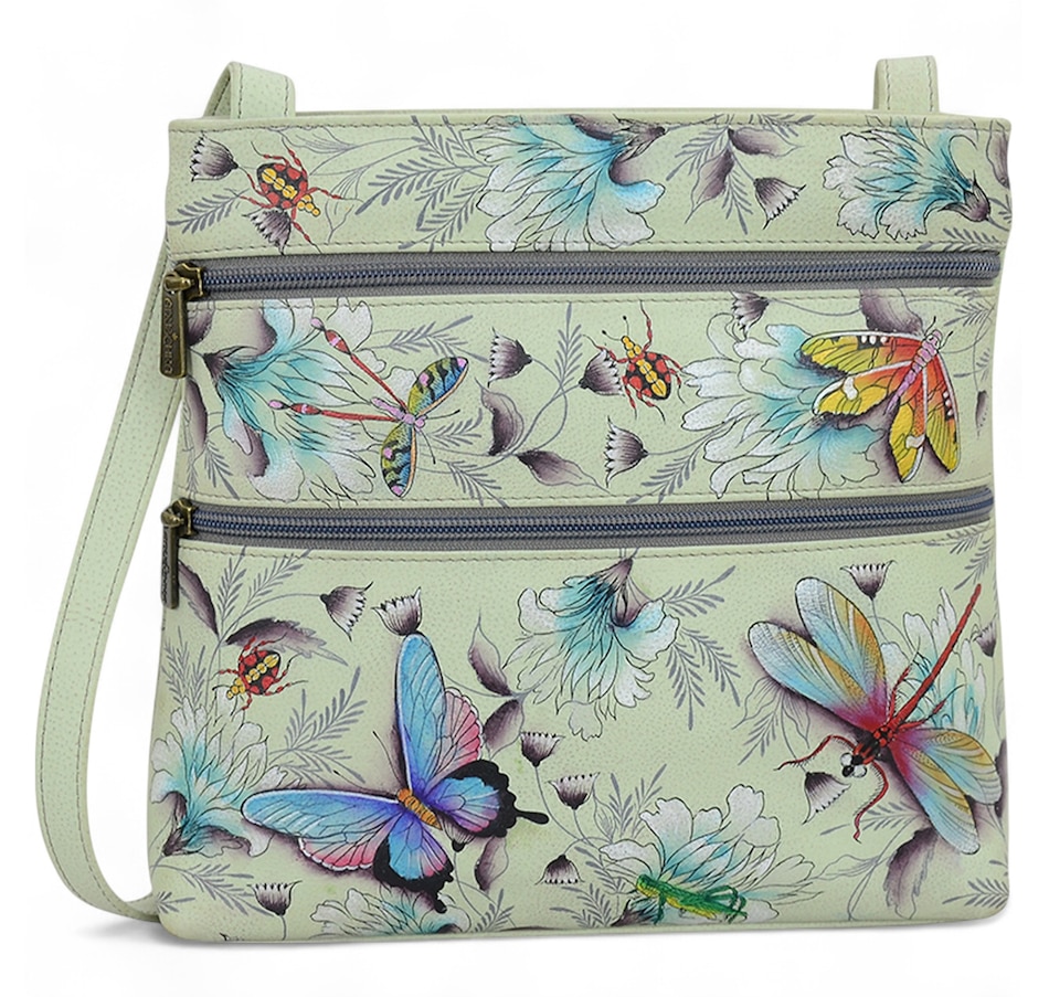 Image 100430_WNWNG.jpg, Product 100-430 / Price $129.88, Anuschka Crossbody with Double Zip Pockets from Anuschka Handbags on TSC.ca's Fashion department