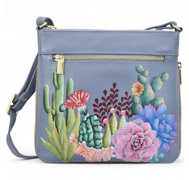 Anuschka Expandable Travel Crossbody