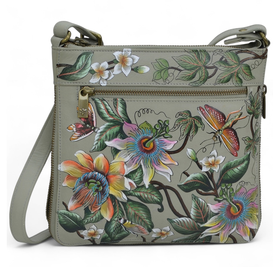 Image 100431_FLRPS.jpg, Product 100-431 / Price $99.88, Anuschka Expandable Travel Crossbody from Anuschka Handbags on TSC.ca's Fashion department