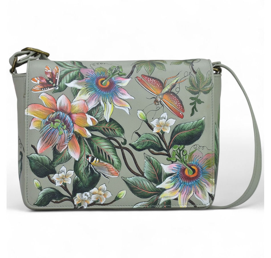 Image 100522_FLRPS.jpg, Product 100-522 / Price $109.88, Anuschka Flap Crossbody from Anuschka Handbags on TSC.ca's Fashion department