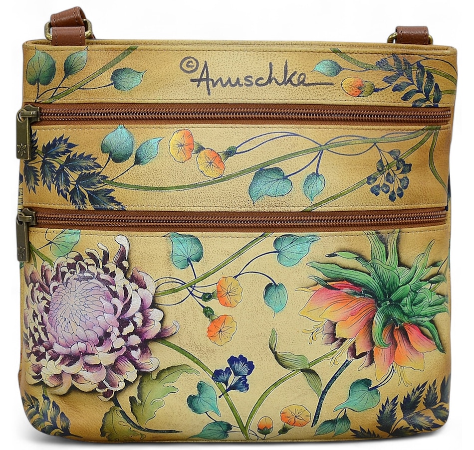 Image 100523_ALTMORE1.jpg, Product 100-523 / Price $109.88, Anuschka Crossbody with Front Zip Organizer from Anuschka Handbags on TSC.ca's Fashion department