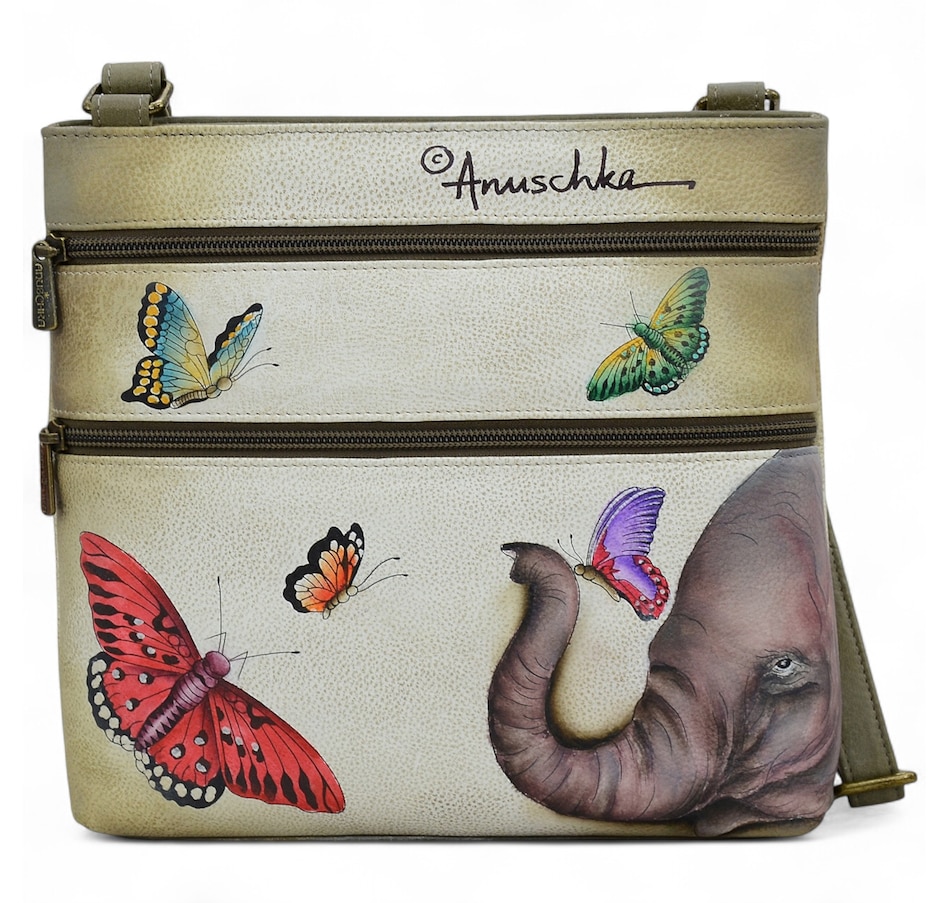 Image 100523_ALTMORE4.jpg, Product 100-523 / Price $109.88, Anuschka Crossbody with Front Zip Organizer from Anuschka Handbags on TSC.ca's Fashion department