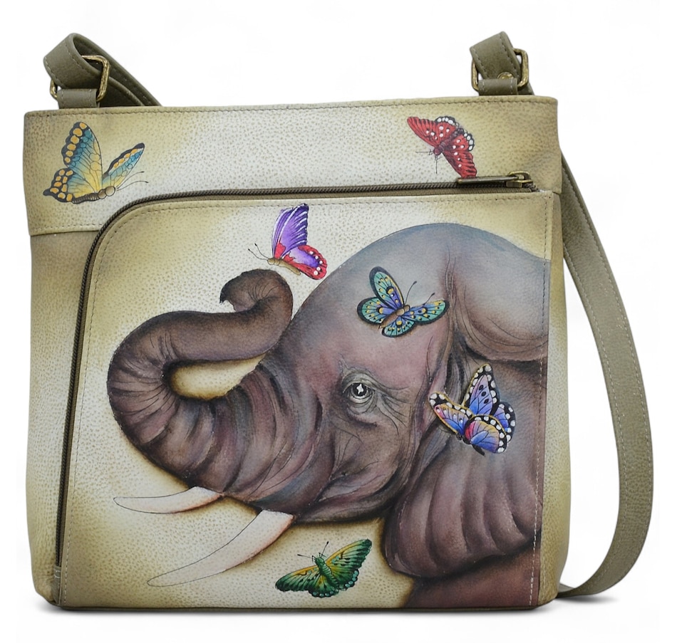 Image 100523_GTGNT.jpg, Product 100-523 / Price $109.88, Anuschka Crossbody with Front Zip Organizer from Anuschka Handbags on TSC.ca's Fashion department