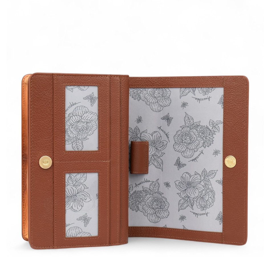 Image 100527_ALTMORE10.jpg, Product 100-527 / Price $139.88, Anuschka Flap Organizer Crossbody Wallet from Anuschka Handbags on TSC.ca's Fashion department