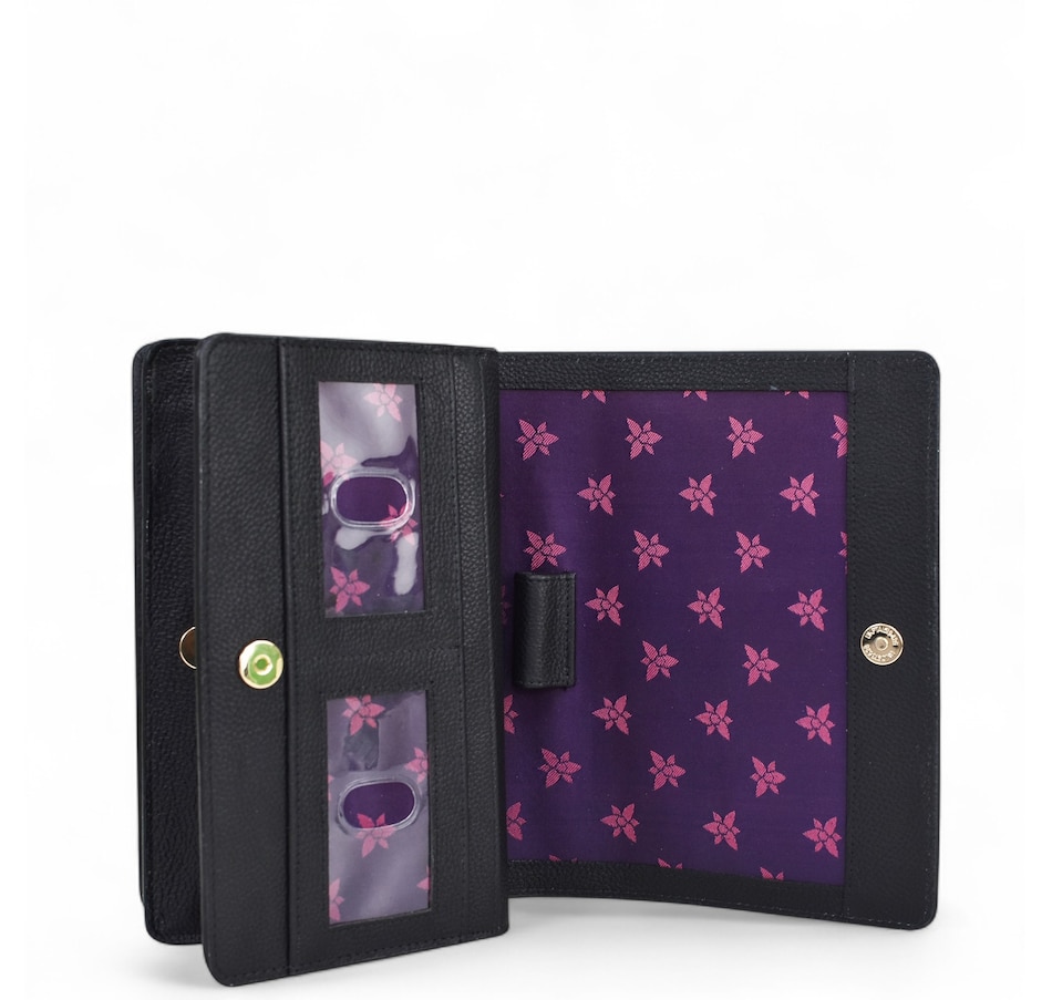 Image 100527_ALTMORE11.jpg, Product 100-527 / Price $139.88, Anuschka Flap Organizer Crossbody Wallet from Anuschka Handbags on TSC.ca's Fashion department