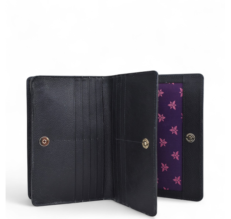 Image 100527_ALTMORE12.jpg, Product 100-527 / Price $139.88, Anuschka Flap Organizer Crossbody Wallet from Anuschka Handbags on TSC.ca's Fashion department