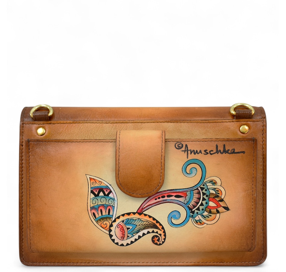 Image 100527_ALTMORE2.jpg, Product 100-527 / Price $139.88, Anuschka Flap Organizer Crossbody Wallet from Anuschka Handbags on TSC.ca's Fashion department