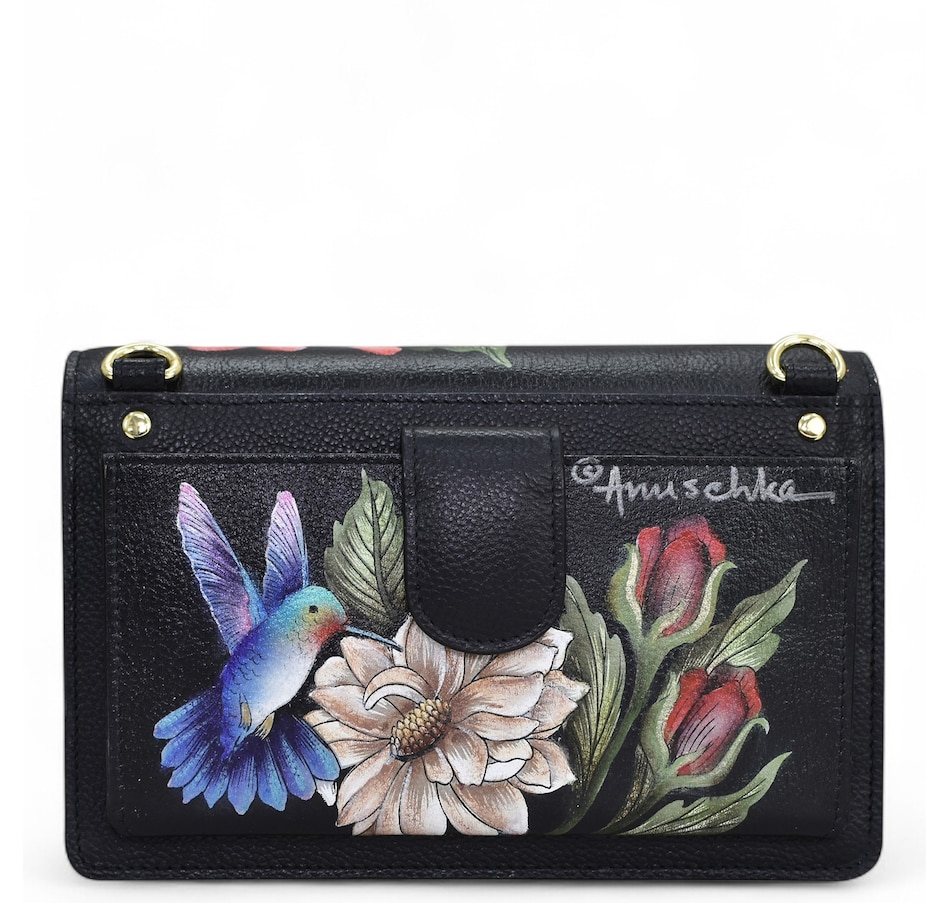 Image 100527_ALTMORE3.jpg, Product 100-527 / Price $139.88, Anuschka Flap Organizer Crossbody Wallet from Anuschka Handbags on TSC.ca's Fashion department