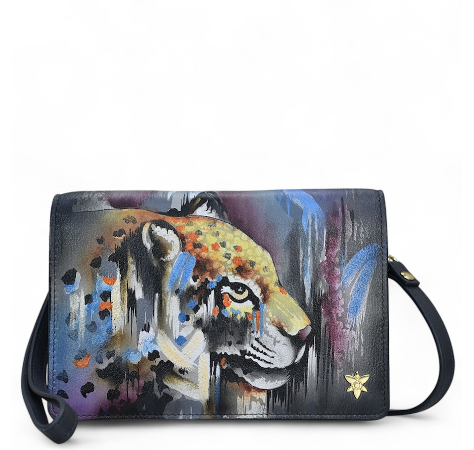 Image 100527_LEP.jpg, Product 100-527 / Price $139.88, Anuschka Flap Organizer Crossbody Wallet from Anuschka Handbags on TSC.ca's Fashion department