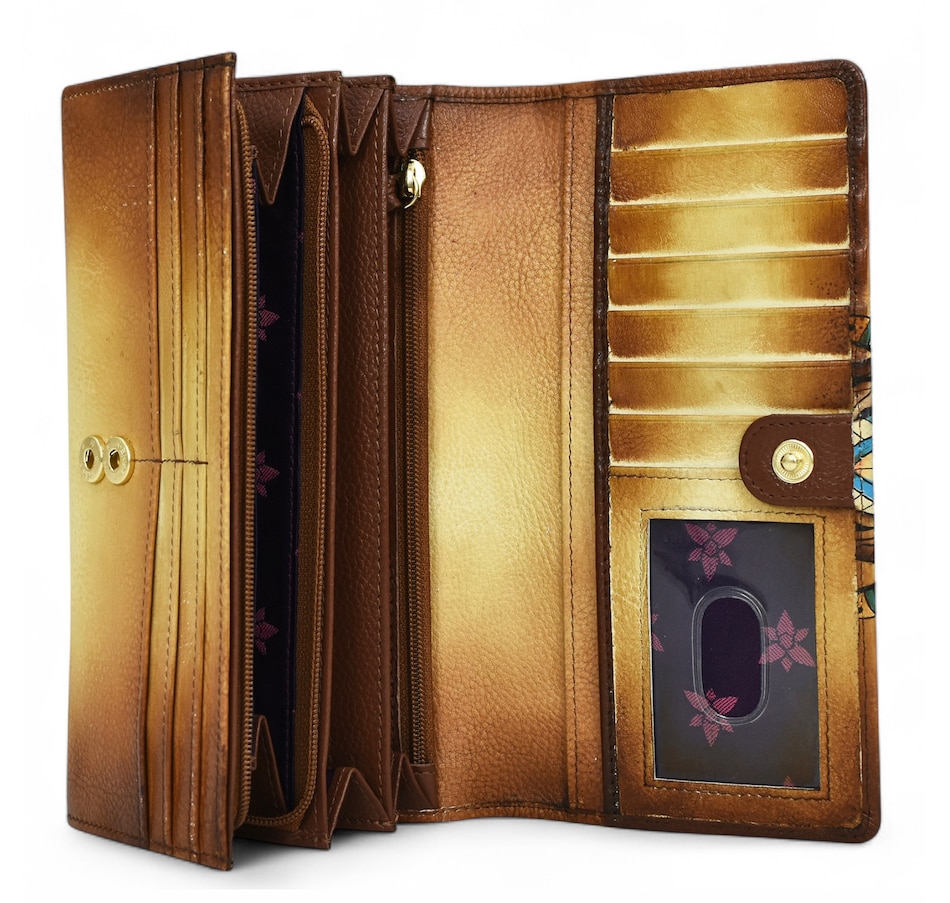 Image 100530_ALTMORE7.jpg, Product 100-530 / Price $89.33, Anuschka Accordion Flap Wallet from Anuschka Handbags on TSC.ca's Fashion department