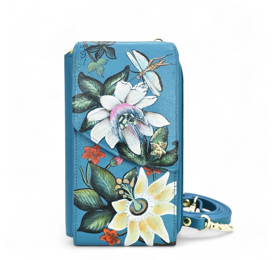 Image 100532_ROYGN.jpg, Product 100-532 / Price $194.00, Anuschka Crossbody Phone Case from Anuschka Handbags on TSC.ca's Fashion department
