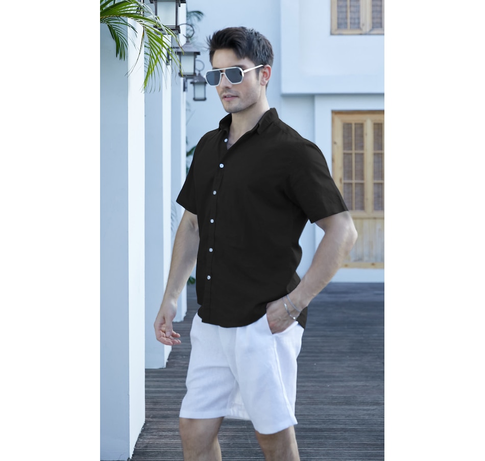 Image 100536_ALTMORE2.jpg, Product 100-536 / Price $109.99, ULU Men's 100% Linen Button Front Shirt from ULU on TSC.ca's Fashion department