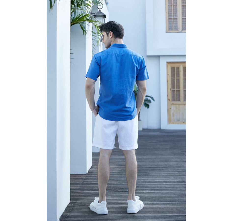 Image 100536_ALTMORE3.jpg, Product 100-536 / Price $109.99, ULU Men's 100% Linen Button Front Shirt from ULU on TSC.ca's Fashion department