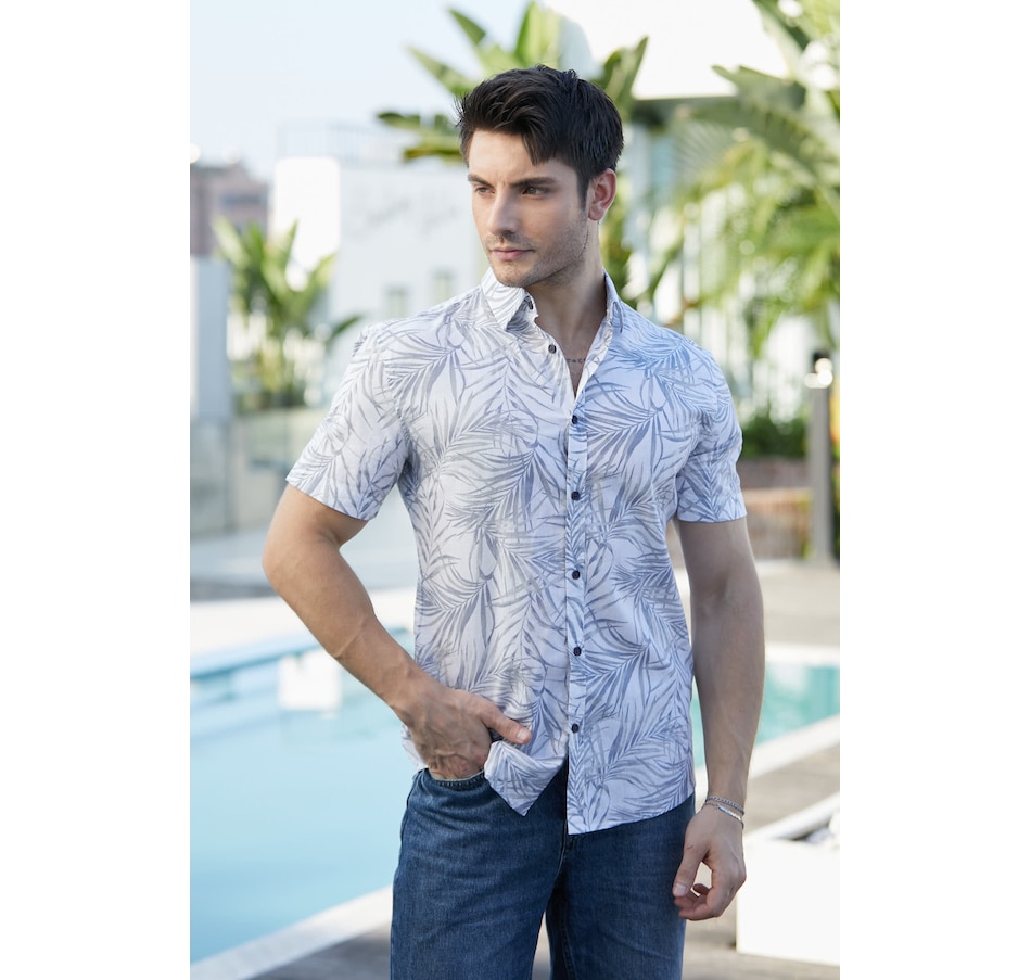 Image 100537_PLMLV.jpg, Product 100-537 / Price $89.99, ULU Men's Linen Cotton Shirt from ULU on TSC.ca's Fashion department