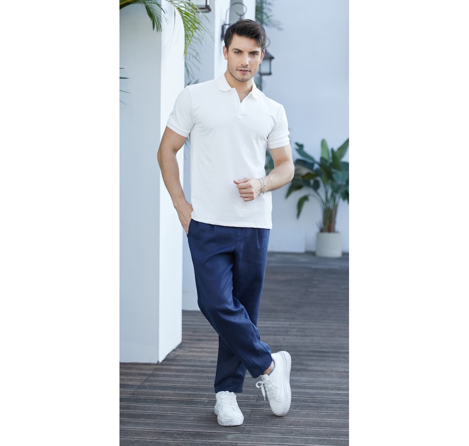 Image 100540_NVY.jpg, Product 100-540 / Price $119.99, ULU Men's Resort Linen Pant from ULU on TSC.ca's Fashion department