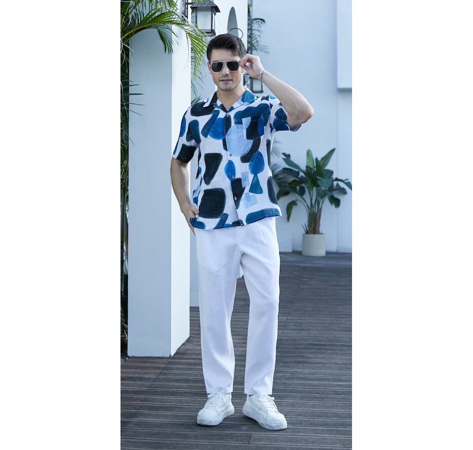 Image 100540_WHT.jpg, Product 100-540 / Price $119.99, ULU Men's Resort Linen Pant from ULU on TSC.ca's Fashion department