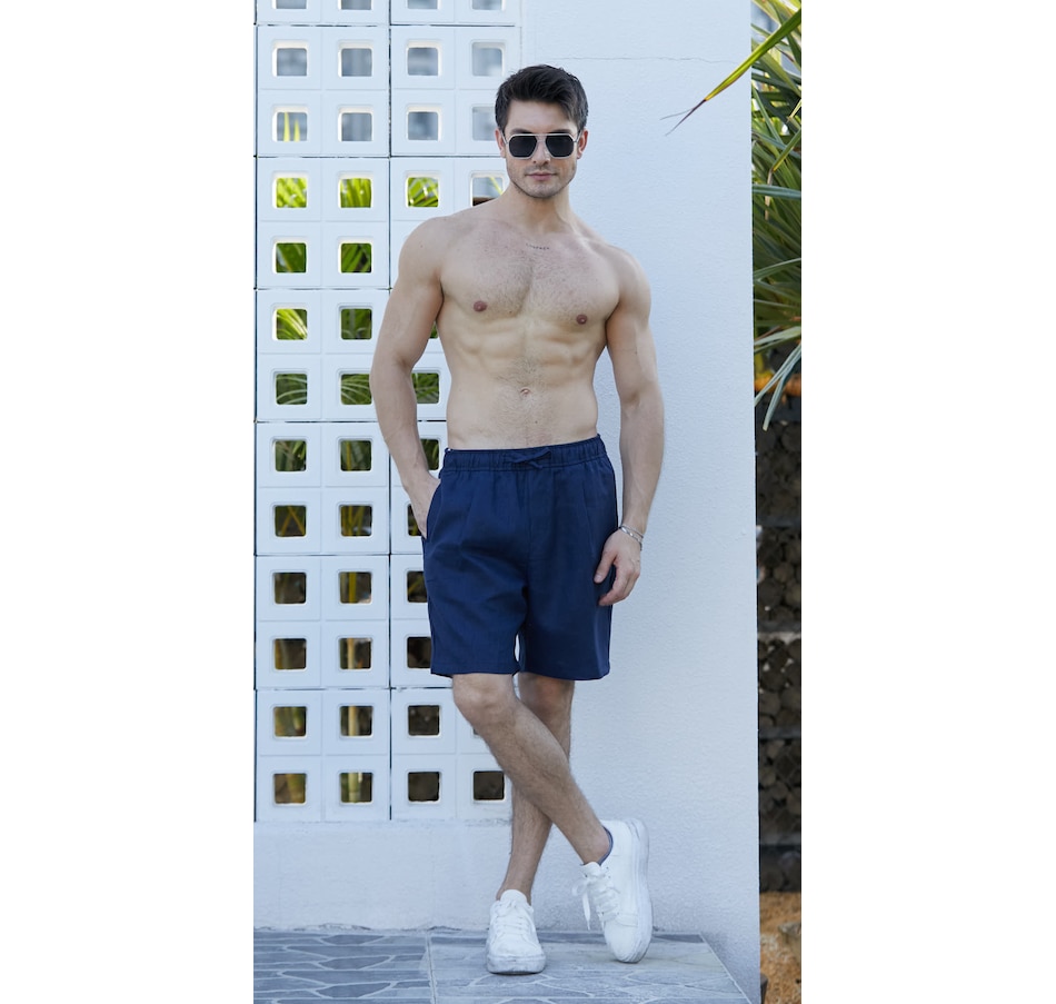 Image 100541_NVY.jpg, Product 100-541 / Price $89.99, ULU Men's Linen Short from ULU on TSC.ca's Fashion department