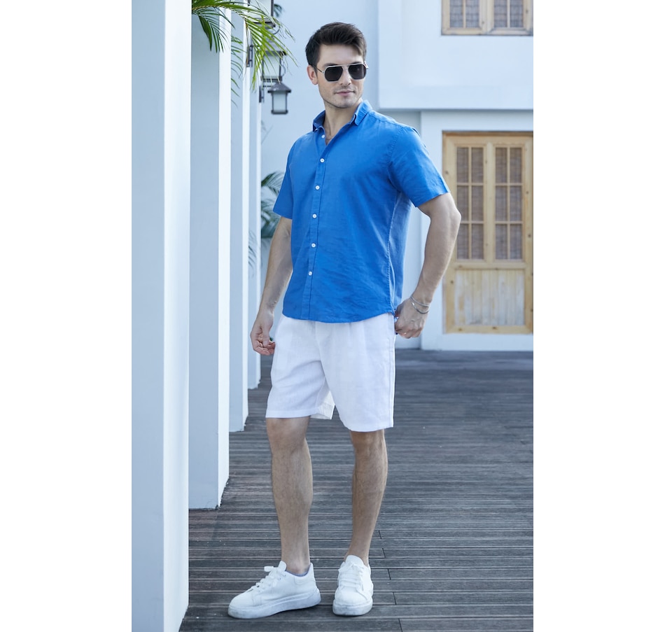 Image 100541_WHT.jpg, Product 100-541 / Price $89.99, ULU Men's Linen Short from ULU on TSC.ca's Fashion department