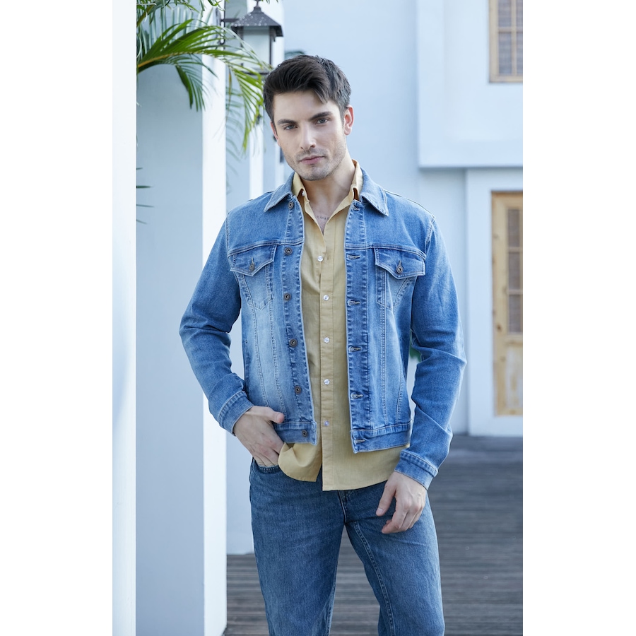 Image 100543_MDWSH.jpg, Product 100-543 / Price $119.99, ULU Men's Bamboo Denim Jacket from ULU on TSC.ca's Fashion department