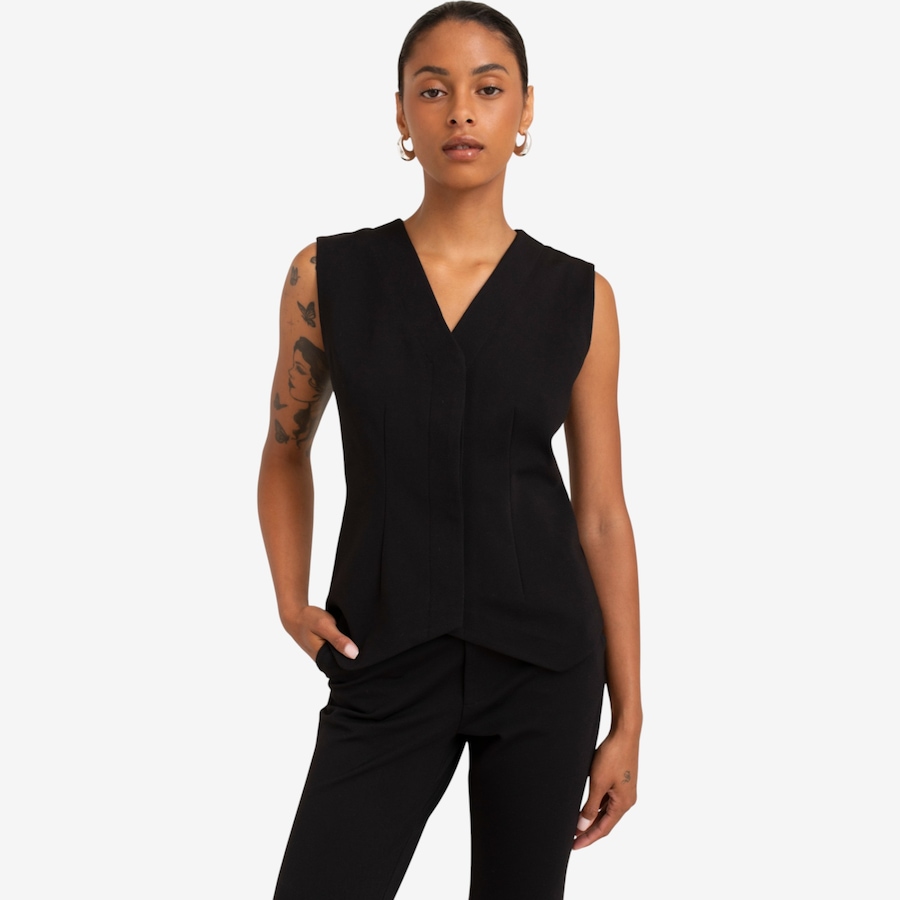 Image 100551_BLK.jpg, Product 100-551 / Price $69.33, Paper Label Sami Vest from Paper Label on TSC.ca's Fashion department