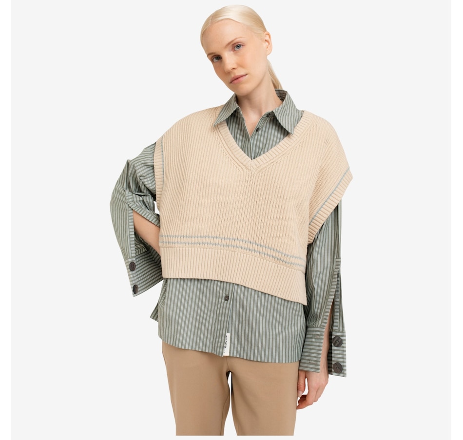 Image 100556_VINOT.jpg, Product 100-556 / Price $89.88, Paper Label Ash Vest from Paper Label on TSC.ca's Fashion department