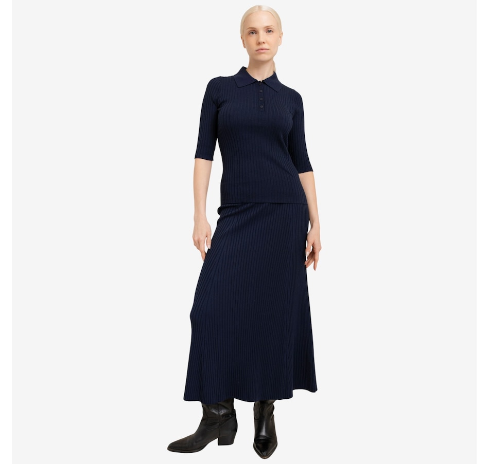 Image 100560_FRENY.jpg, Product 100-560 / Price $139.88, Paper Label Afiya Rib Skirt from Paper Label on TSC.ca's Fashion department