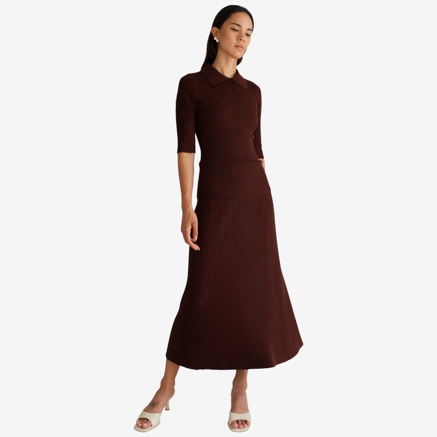 Image 100560_TRU.jpg, Product 100-560 / Price $59.33, Paper Label Afiya Rib Skirt from Paper Label on TSC.ca's Fashion department