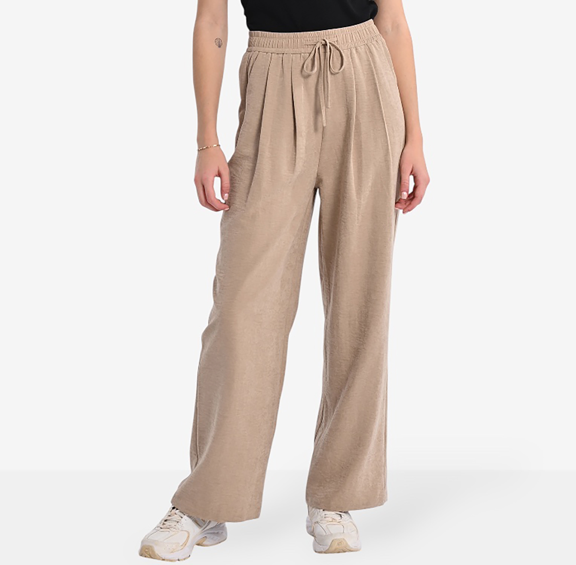 Molly Bracken Pull-On Wide Leg Pant with Elastic Waistband - TSC.ca