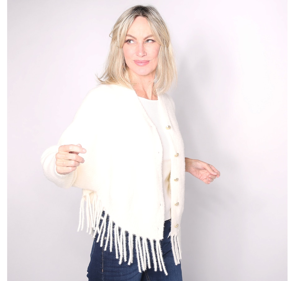 Image 100629_ALTMORE2.jpg, Product 100-629 / Price $54.33, Brian Bailey Toran Cardigan with Fringe Hem from Brian Bailey on TSC.ca's Fashion department