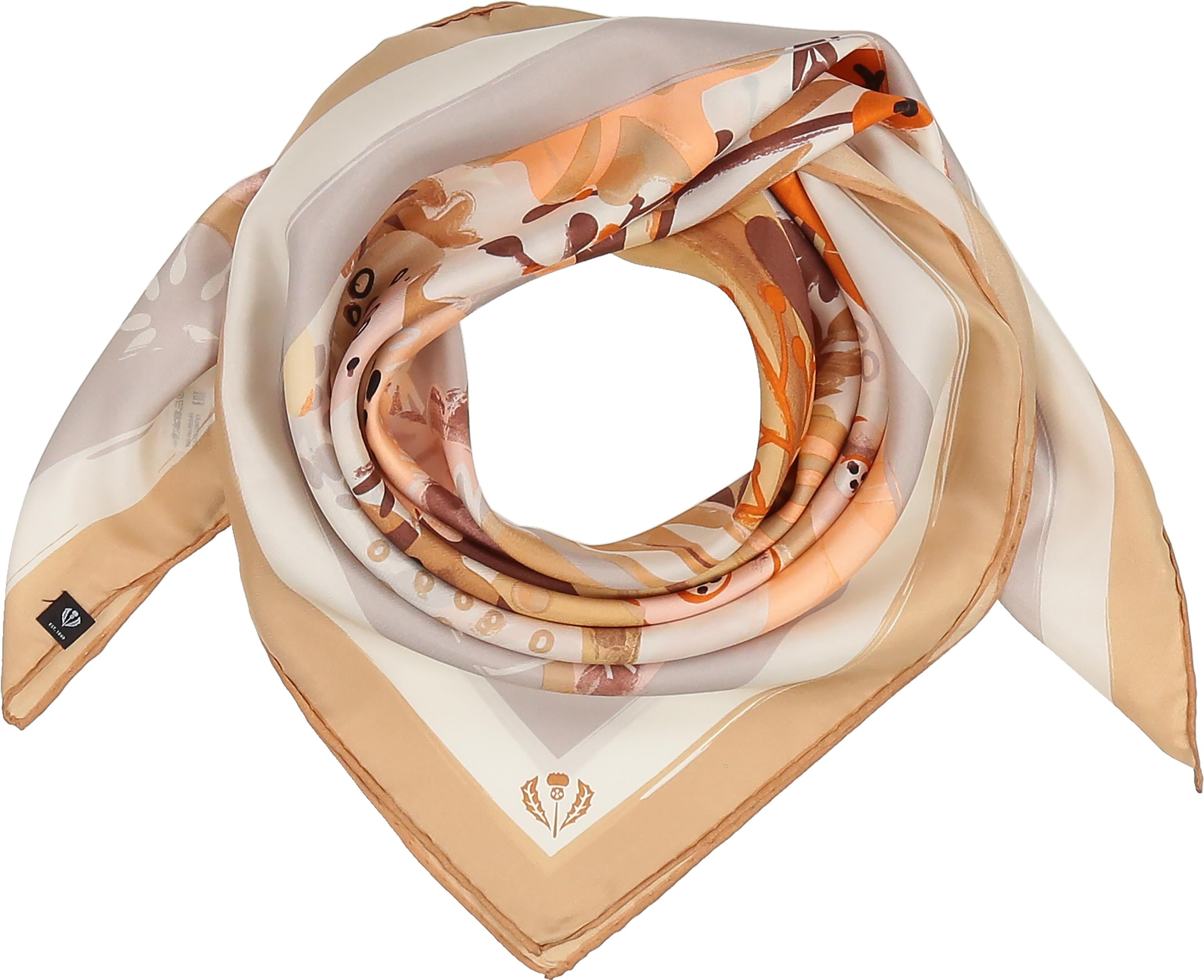 V. Fraas Floral Explosion Silk Square Scarf - TSC.ca