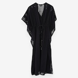 Echo Eyelet Butterfly Maxi Caftan