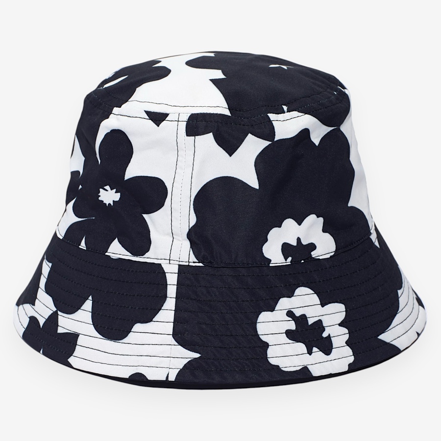 Image 100672_BLK.jpg, Product 100-672 / Price $39.88, Echo Reversible Flower Bucket Rain Hat from Echo on TSC.ca's Fashion department