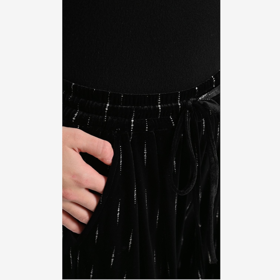 Image 100700_ALTMORE2.jpg, Product 100-700 / Price $59.88, Molly Bracken Velvet Wide Leg Pant with Elastic Waistband from Molly Bracken on TSC.ca's Fashion department