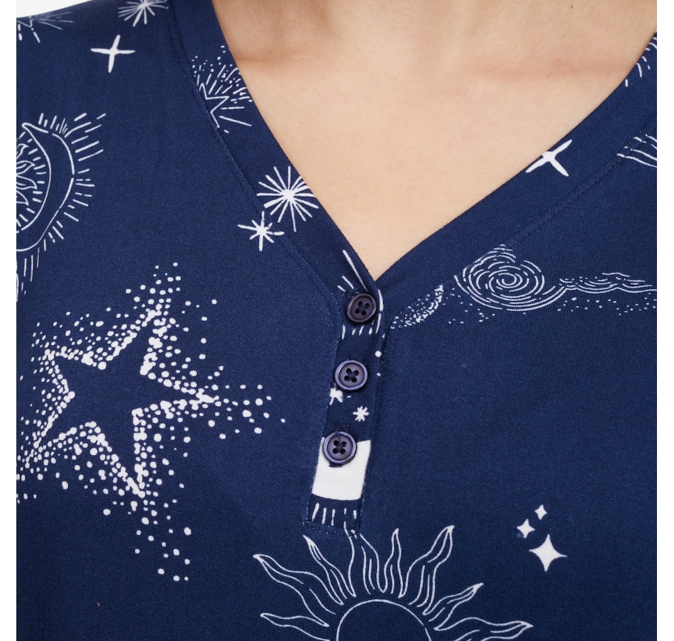 Image 100707_ALTMORE3.jpg, Product 100-707 / Price $34.88, Cuddl Duds Cozy Jersey Sleep Dress from Cuddl Duds on TSC.ca's Fashion department