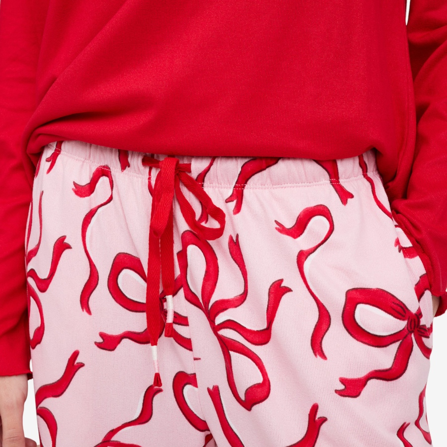 Image 100708_ALTMORE3.jpg, Product 100-708 / Price $19.33, Cuddl Duds Bliss Knit Ruffle V-Neck Sleep Set from Cuddl Duds on TSC.ca's Fashion department