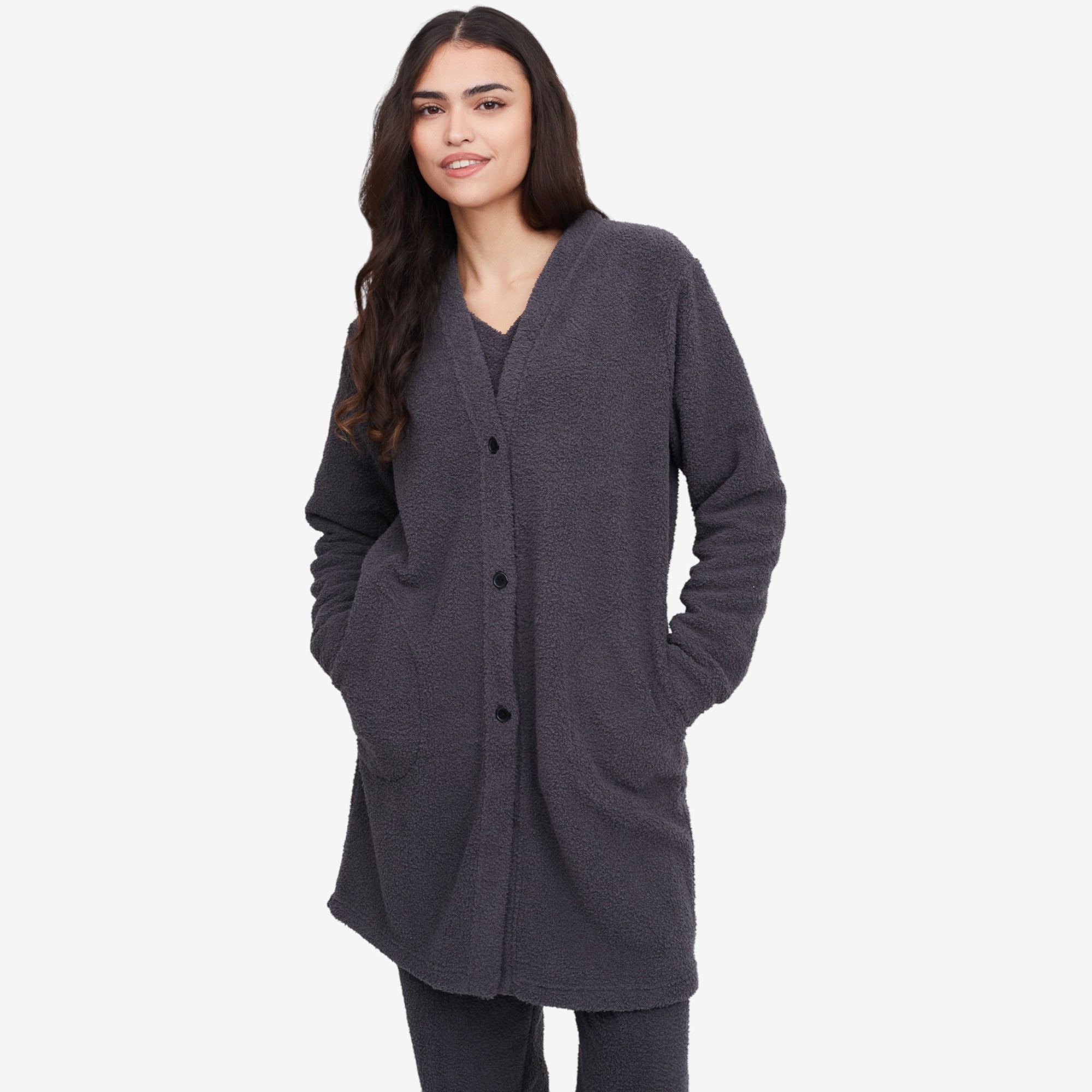 Cuddl Duds Marshmallow Knit Button Front Cardigan - TSC.ca