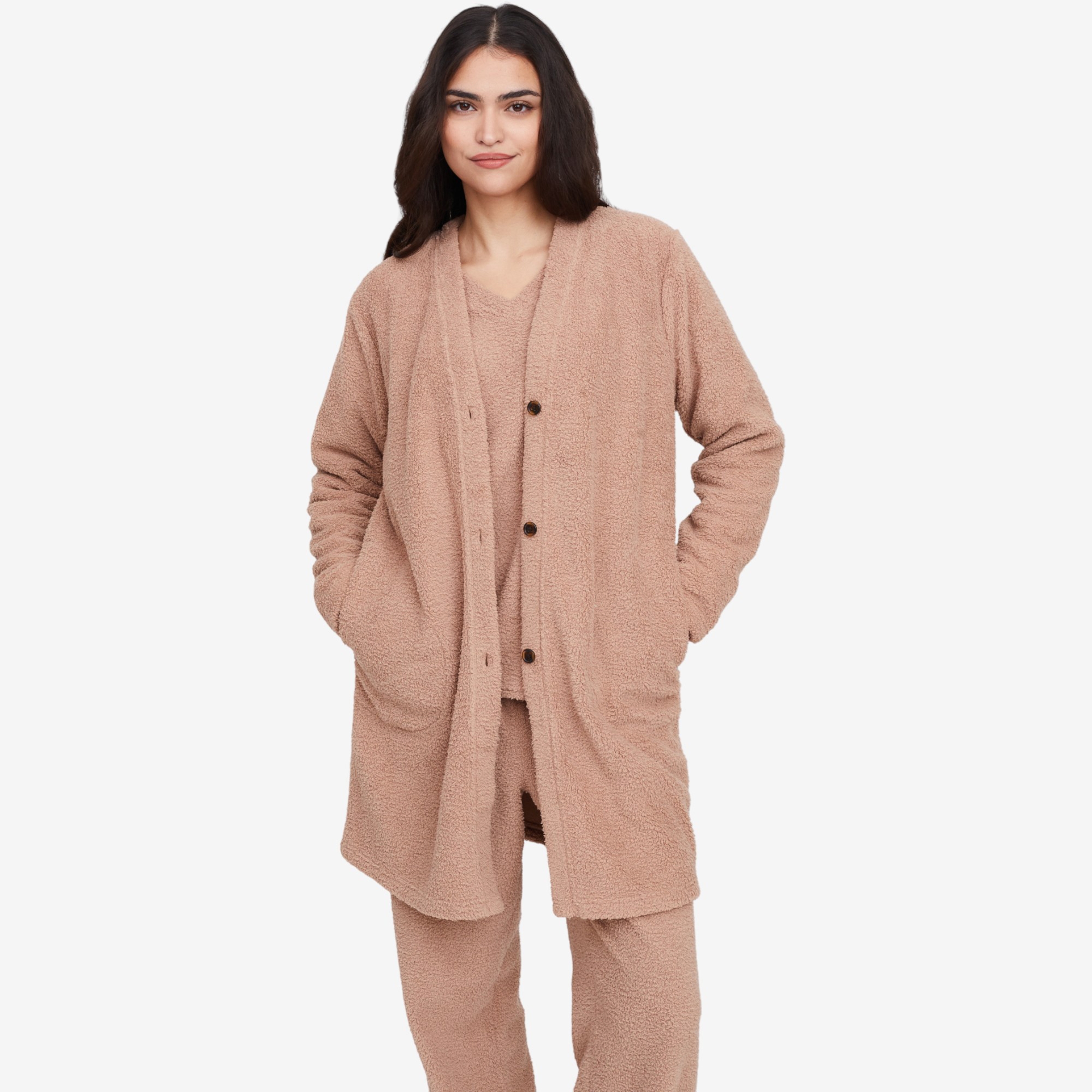Cuddl Duds Marshmallow Knit Button Front Cardigan - TSC.ca